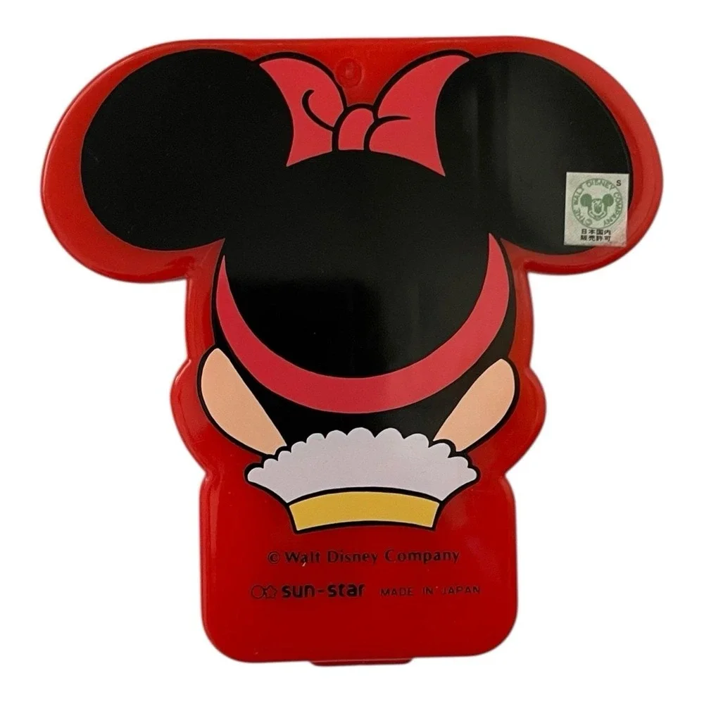 Minnie Mouse 6 Color Ink Pen Set In Plastic Case Disney‎ Japan SunStar
